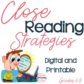 Preview of Close Reading Strategies Unit with Close Reading Passages