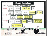 Close Reading Student Anchor Chart Activity