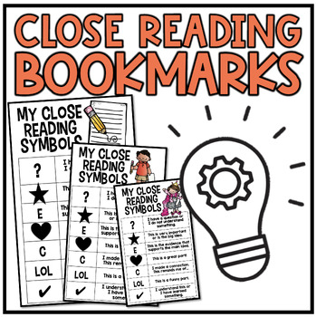 Preview of Close Reading Bookmarks | FREEBIE