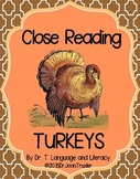 Close Reading: TURKEYS (Distance Learning)