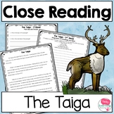 Close Reading Taiga Biome