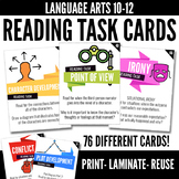 Close Reading Task Cards for High School