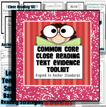 Preview of 2nd-8th Grade Common Core Text Evidence Toolkit: ELL Strategies Response Sheets