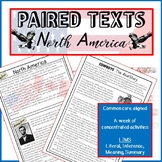 Close Reading Texts & questions - NORTH AMERICA.