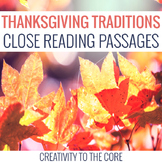 Close Reading: Thanksgiving Traditions
