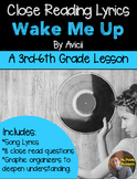 Poetry They Will LOVE: Close Reading With Lyrics- Wake Me 