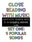 Fun Close Reading Activities Using Music and Song Lyrics