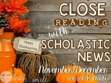 Close Reading With Scholastic News (Nov./Dec.) Gr.1