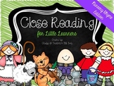 Nursery Rhymes Close Reading Comprehension Activities