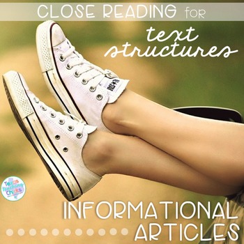 Preview of Nonfiction Text Structures: Close Reading Articles