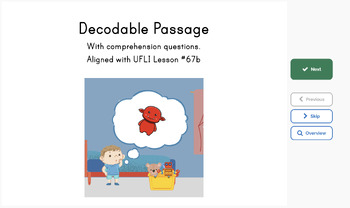 Preview of Closed/Closed Decodable Story Boom Card Deck