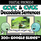 Closed Syllable CCVC & CVCC Decodable Sentence Slides