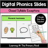 Closed Syllable Exceptions Google Slides | -ILD, -OST, -OL