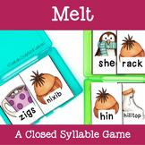 Closed Syllable: Melt a Fluency Game Science of Reading