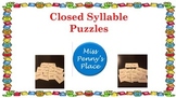 Closed Syllable Puzzles