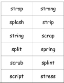 Closed Syllable Word Cards