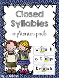 Closed Syllables Made Simple (a phonics pack)