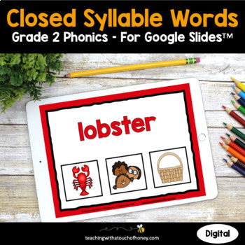 Preview of Closed Syllables Phonics Activities | 2nd Grade Phonics