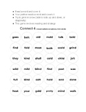 Phonics Games- Closed syllable Exceptions *unit 3*