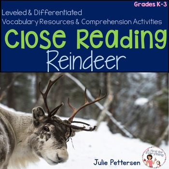 Preview of Close Reading Reindeer