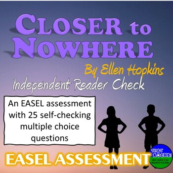 Preview of Closer to Nowhere Independent Reader Check for EASEL