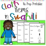 Learn Swahili: Clothing Items
