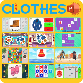 Preview of Clothes 20in1 (PowerPoint)