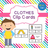 Clothes Clip Cards