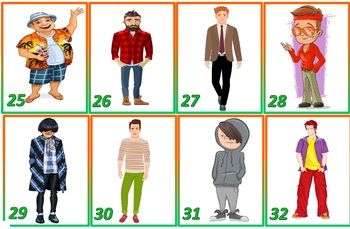 Clothes Describing people by English - ESL -French-German teachers