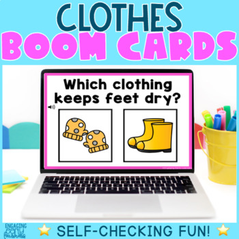 Preview of Clothes Digital Boom Cards™ Pack