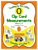 Clothes Pin Clip Cards - Measurement - By the Alphabet - F