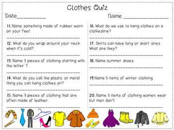 quiz summer clothes