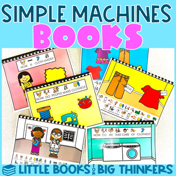 Preview of Clothes Study Books Printable and Digital- Little Books For Big Thinkers