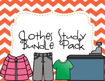 Preview of Clothes Study Bundle Pack