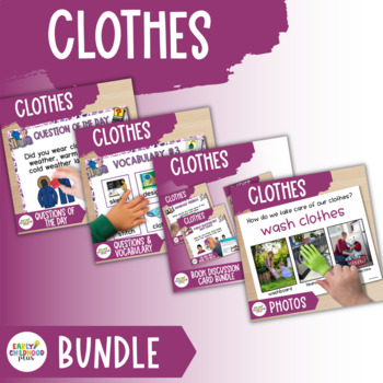 Preview of Clothes Study Bundle for The Creative Curriculum