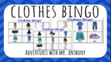 Clothes Unit: Clothes Bingo (Creative Curriculum)