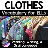 Clothes Beginning ELL Vocabulary Activities, ESL Newcomer 