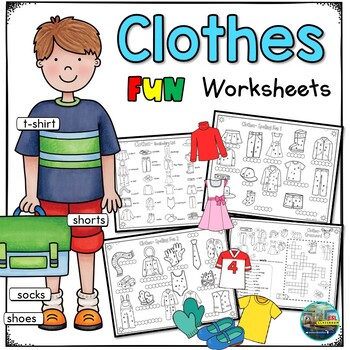 clothes worksheets by esl classroom teachers pay teachers