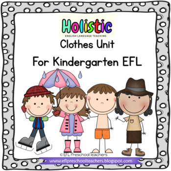 Preview of Clothes Unit for Kindergarten ELL