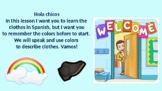 Clothes in Spanish and Colors ( animated with audios)