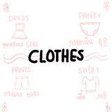 Clothes in various languages