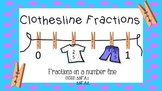 Clothesline Fractions: Fractions on a number line