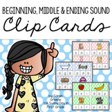 Beginning, Middle, and Ending Sound Clip Cards