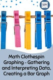 Math Clothespin Graphing - Gathering and Interpreting Data