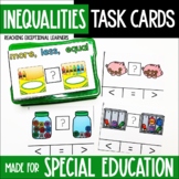 More Than, Less Than, Equal To Task Card Set