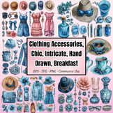 Clothing Accessories, Chic, Intricate / Bulletin Board Decor Kit