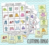 Clothing Bingo Printable Game
