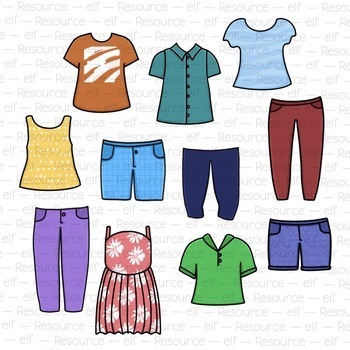 Children`s Clothing - vector clipart / vector image
