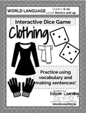 Clothing Dice Game (any language!)