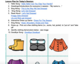 Clothing/Dressing -Distance Learning Lesson Plan Early Int